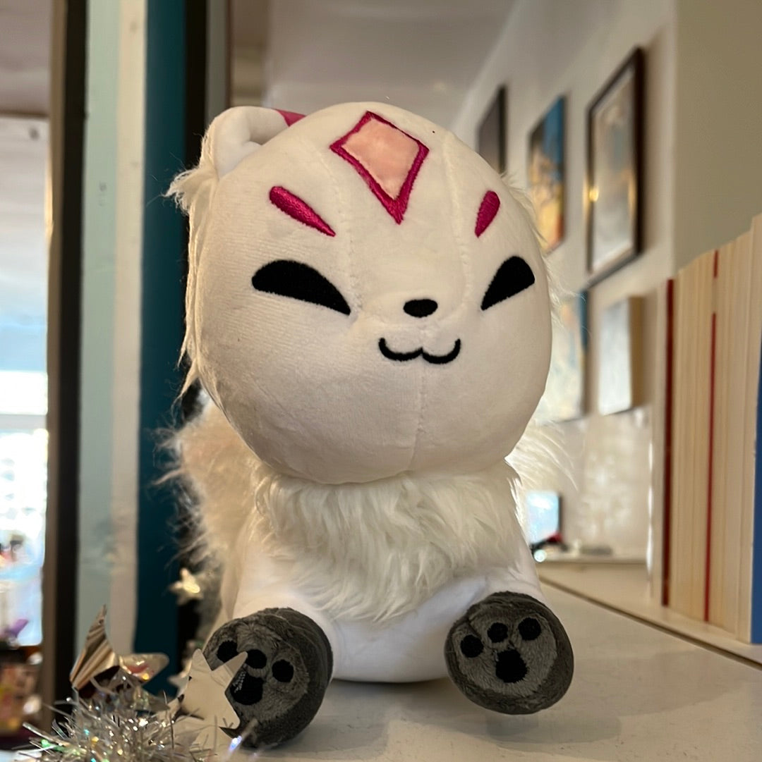 sakura queenie fox plush kitsune pink ears – Sour Cherry Comics