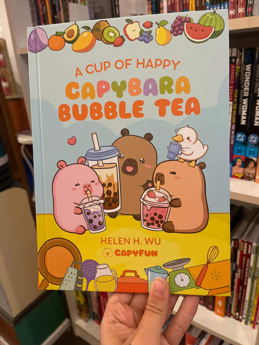 A Cup of Happy Capybara Bubble Tea