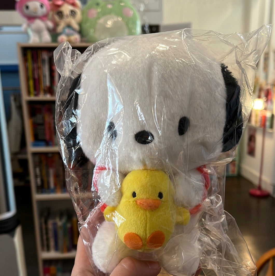 little pochacco holding duck