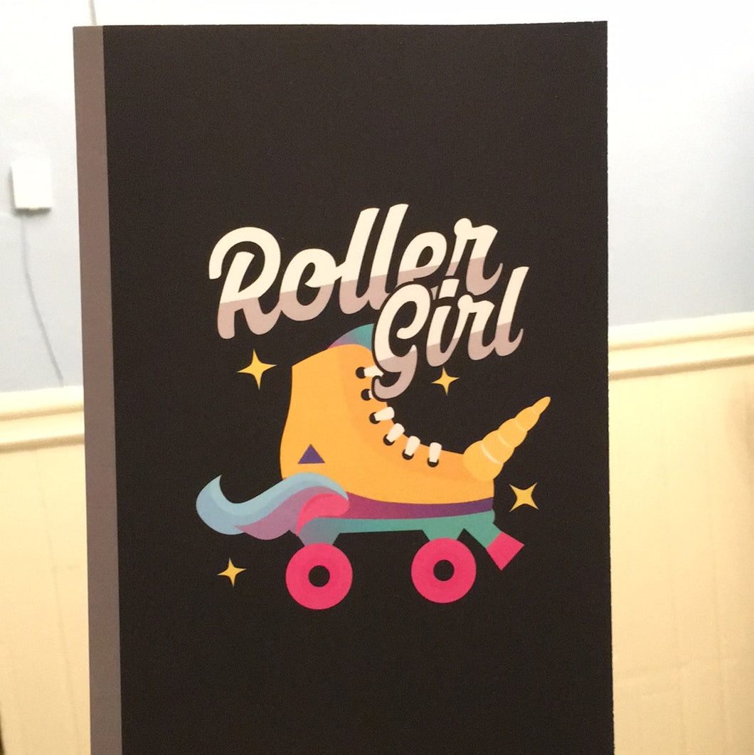 Roller Girl notebook (lined)