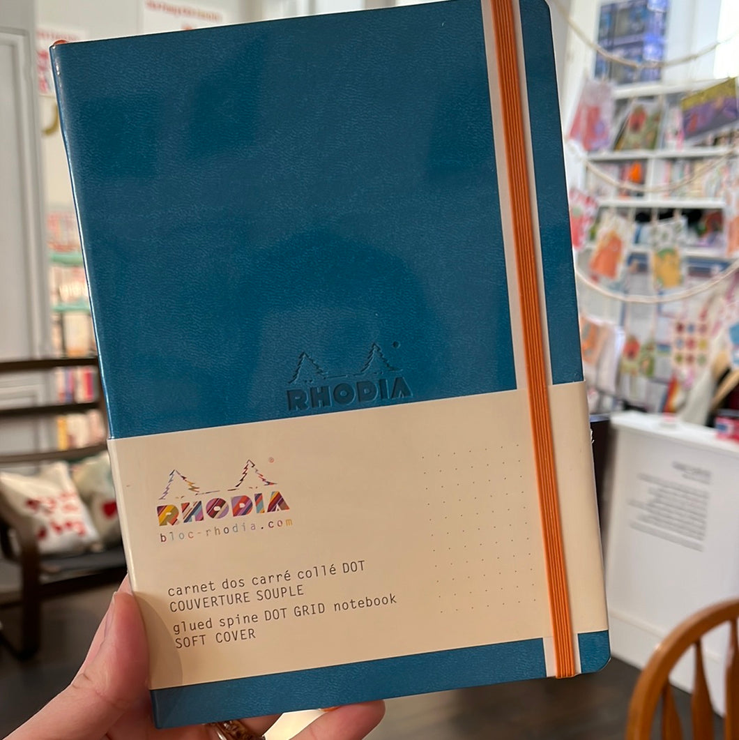 Rhodia a5 dot grid softcover turquoise
