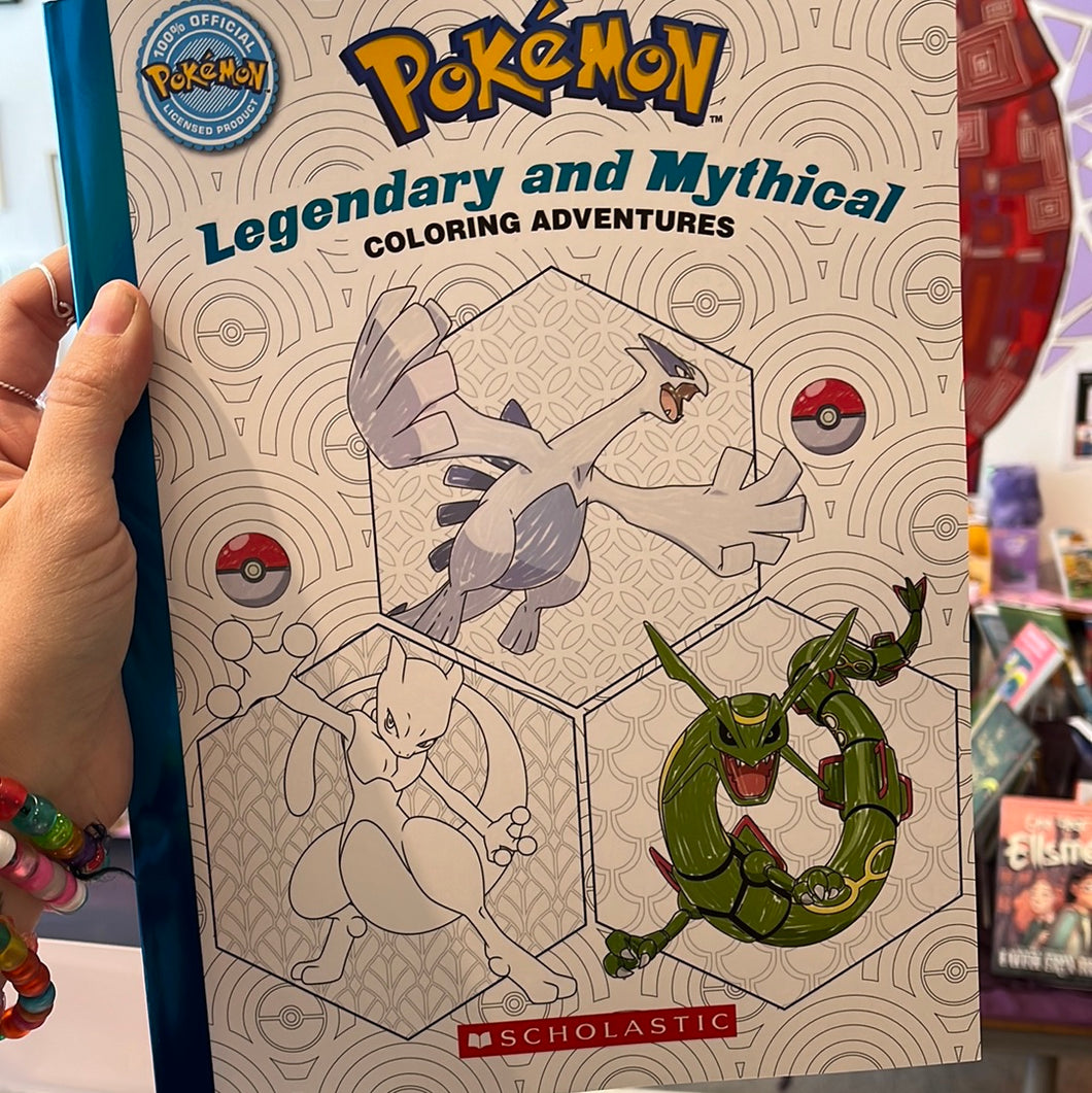 Pokemon Legendary and Mythical Coloring book