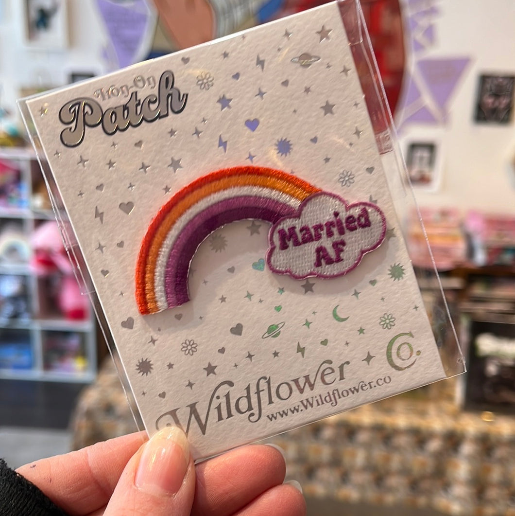 wildflower co lesbian married AF patch
