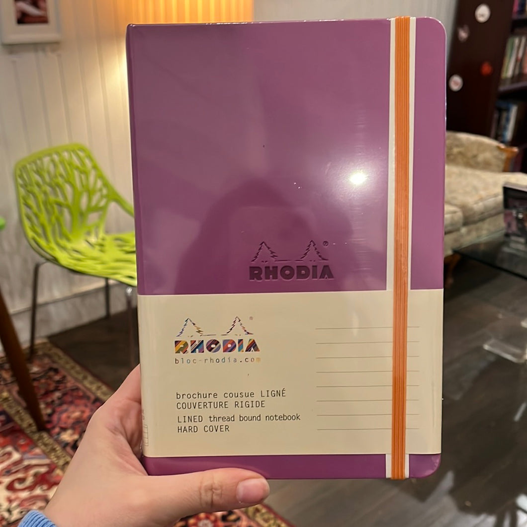 Rhodia lined A5 lilac