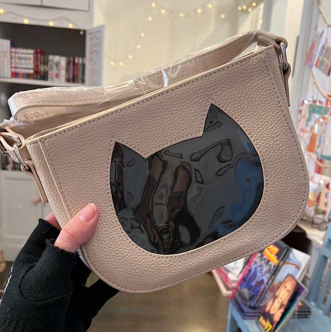cat face ita bag purse