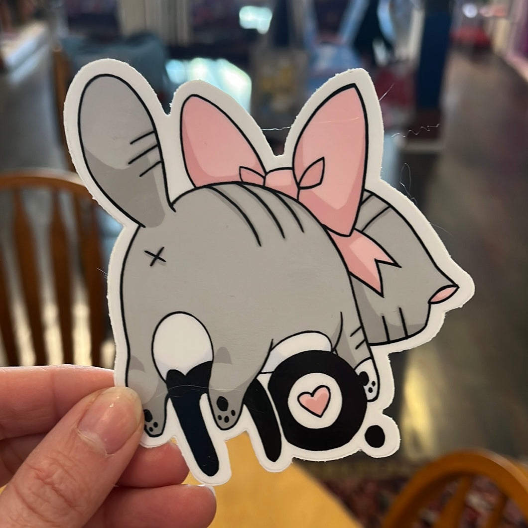 angry cat no sticker set
