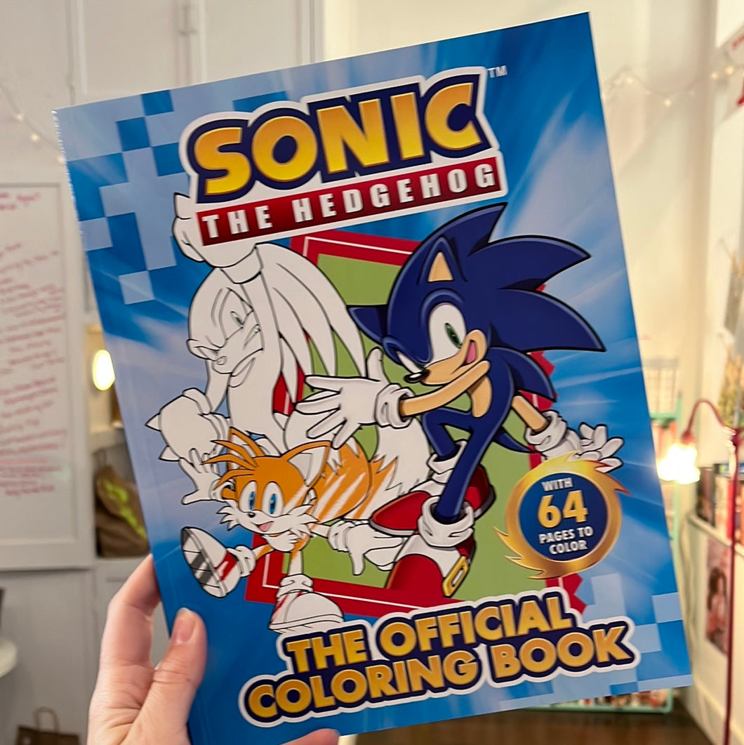 Sonic the Hedghog official coloring book