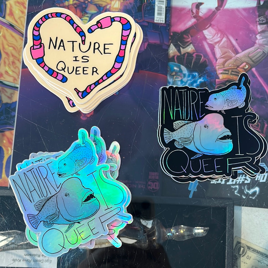 nature is queer stickers