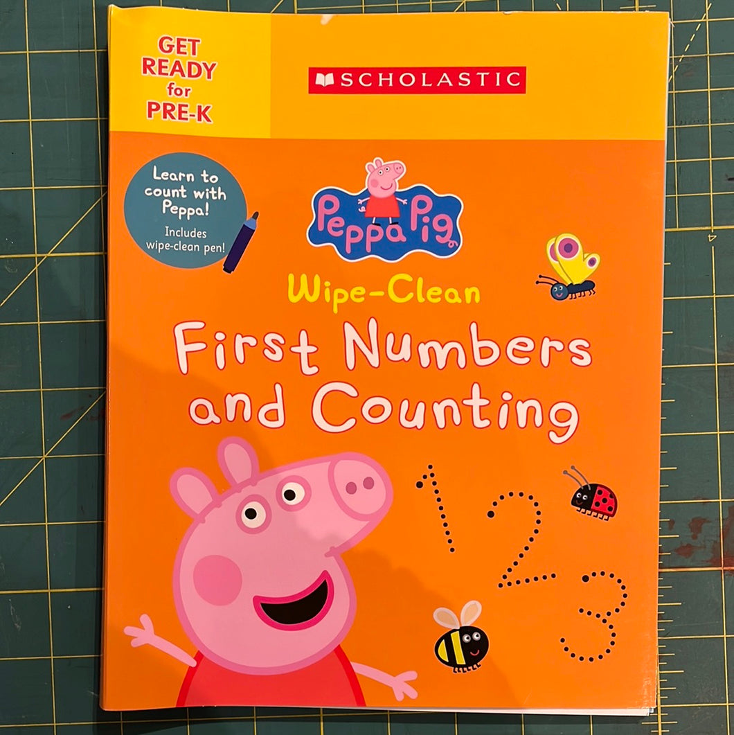 Peppa Pig: First Numbers and Counting (wipe clean)